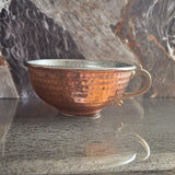 Hand-Hammered Copper Bowl, haylis Artisan tallow shaving soap, Lathering Bowl, Shaving bowl, Copper bowl, Wet Shaving bowl