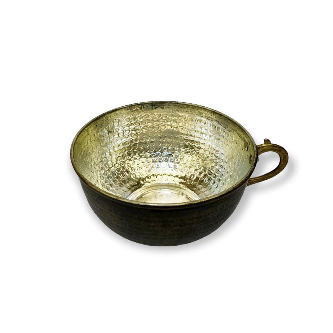Hand-Hammered Copper Shaving Bowl - Classic and Oxidized-Arko or Refill Shaving Soap Included