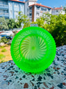 Neon Green Shaving and Lathering Bowl Made of Resin for Traditional Wet shaving Soap unbreakable