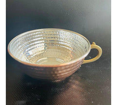 Hand-Hammered Copper Bowl with 35 gr. Artisan soap sample puck.