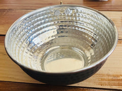 Hand-Hammered Copper Shaving Bowl - Classic and Oxidized-Arko or Refill Shaving Soap Included