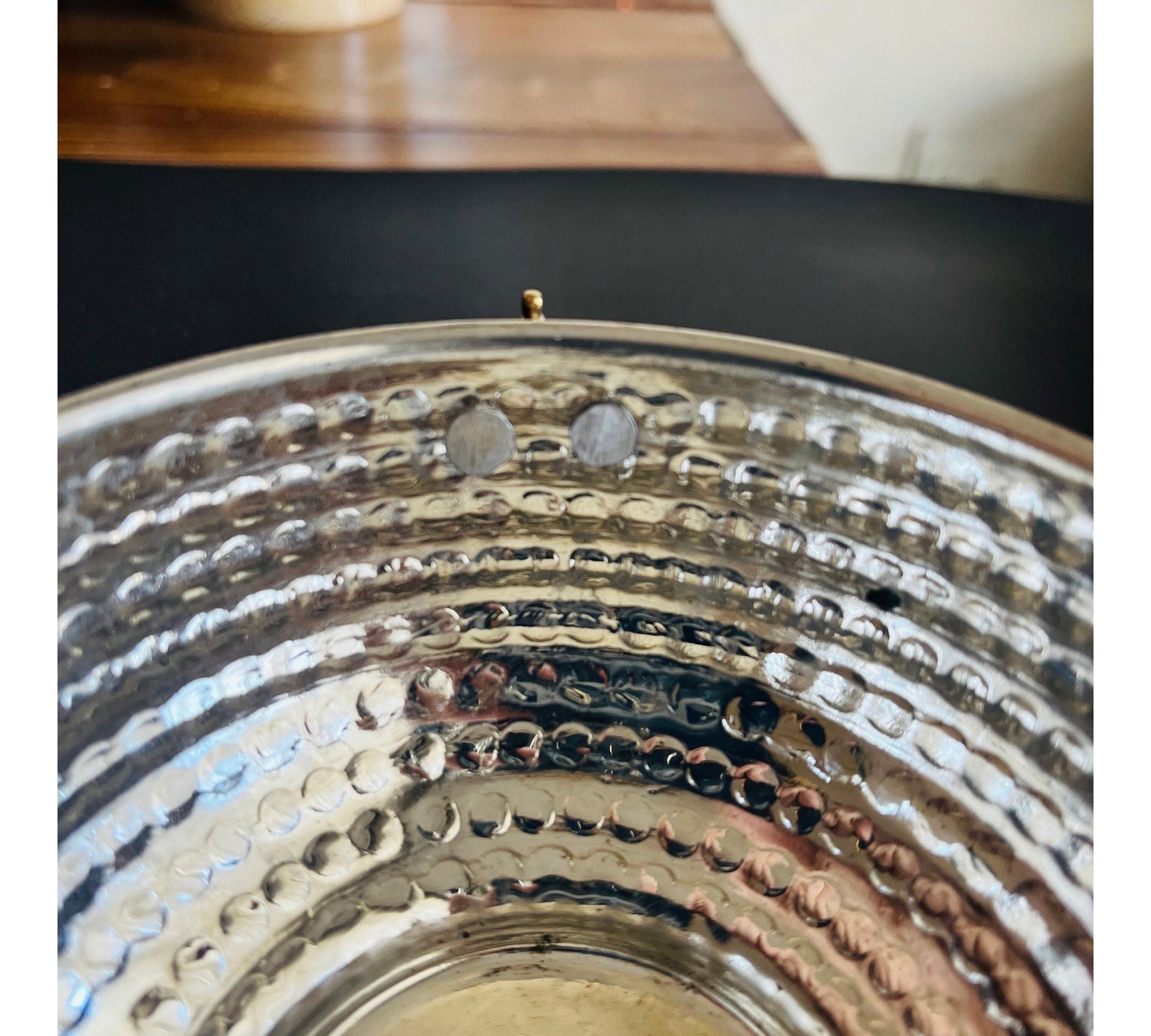 Copper Shaving Bowl with Arko or Artisan soap puck Hand-Hammered Lathering Bowl for Wet Shaving