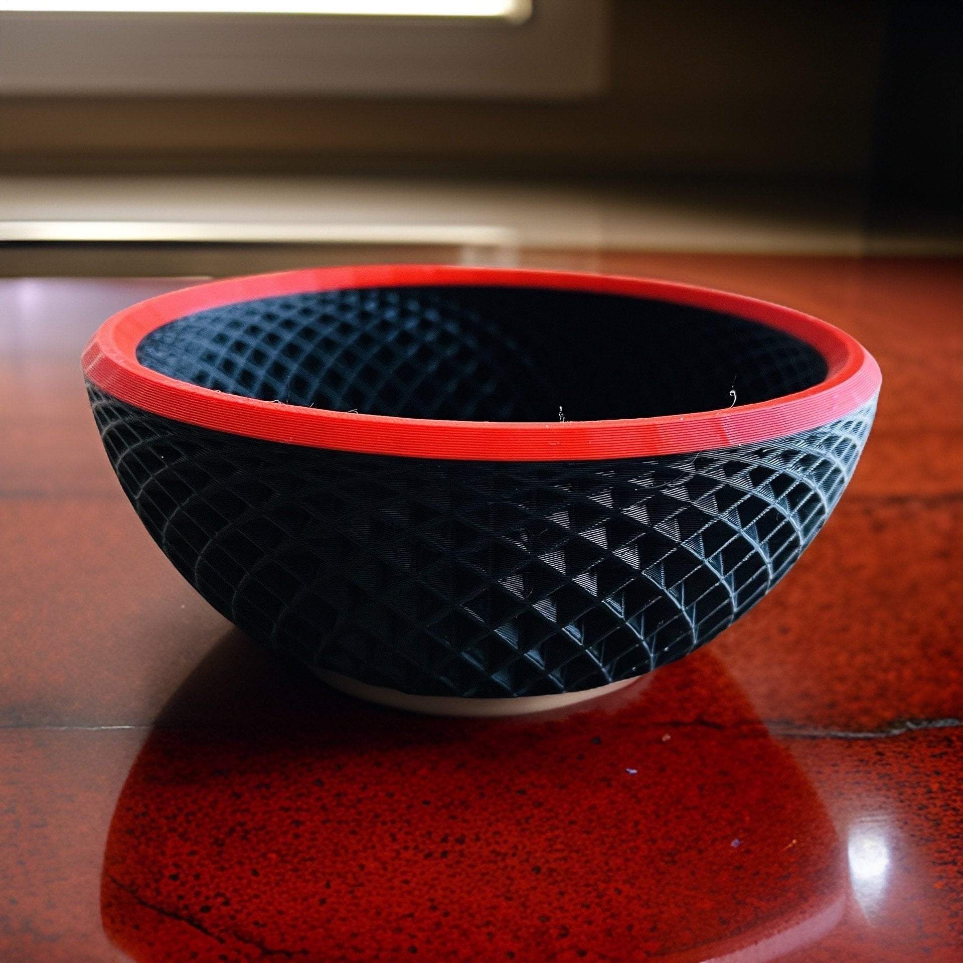 Customizable Epoxy Coated Petg Compact Heat Resistant Shave Mug - 3D Printed Shaving Bowl for Him