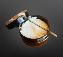 Shaving soap spoon